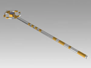 world of warcraft wow mage staves cosplay prop 3D Print Model