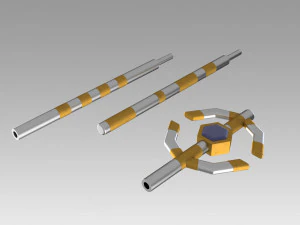 world of warcraft wow mage staves cosplay prop 3D Print Model