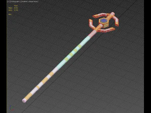 world of warcraft wow mage staves cosplay prop 3D Print Model