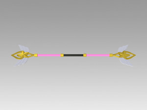 league of legends star guardian lux cosplay prop Model do druku 3D