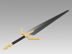 claymore sophia sword cosplay prop 3D Print Model