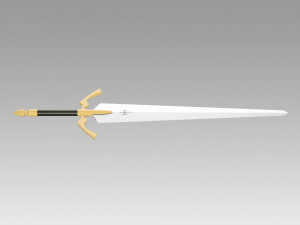 claymore sophia sword cosplay prop 3D Print Model