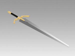 claymore sophia sword cosplay prop 3D Print Model