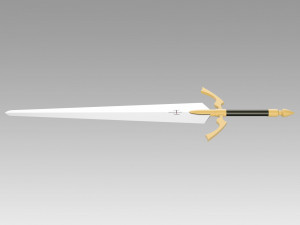 claymore sophia sword cosplay prop 3D Print Model