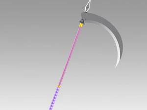 devil kings sanguko tenkai mitsuhide akechi two scythes 3D Print Model