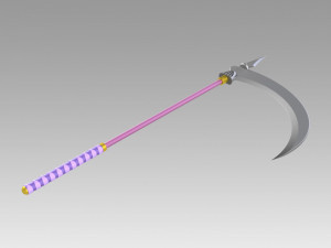 devil kings sanguko tenkai mitsuhide akechi two scythes 3Dプリントモデル