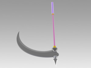 devil kings sanguko tenkai mitsuhide akechi two scythes 3Dプリントモデル