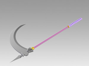 devil kings sanguko tenkai mitsuhide akechi two scythes 3Dプリントモデル