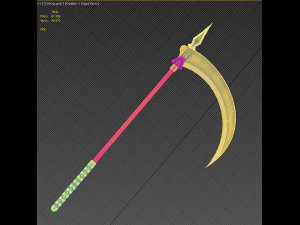 devil kings sanguko tenkai mitsuhide akechi two scythes 3Dプリントモデル