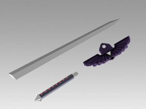 saint seiya hades sword cosplay pro 3Dプリントモデル