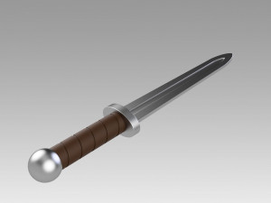grimgar of fantasy and ash haruhiro cosplay prop 3D 프린트 모델