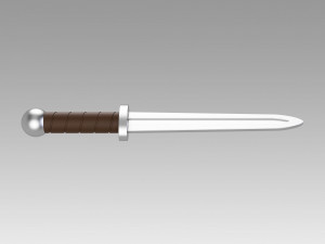 grimgar of fantasy and ash haruhiro cosplay prop 3D 프린트 모델
