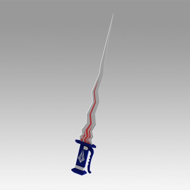 rwby vacuo shade ndgo octavia ember sword cosplay prop Modèles 3D en vedette .c4d .max .obj .3ds .fbx .stl .blend 