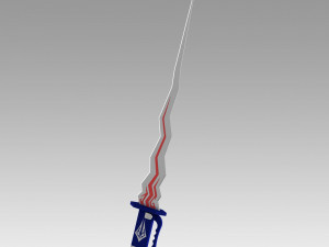 rwby vacuo shade ndgo octavia ember sword cosplay prop 3D Print Model