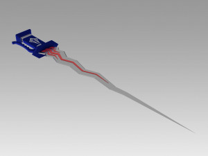 rwby vacuo shade ndgo octavia ember sword cosplay prop Modèles 3D en vedette