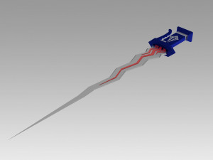 rwby vacuo shade ndgo octavia ember sword cosplay prop Modèles 3D en vedette