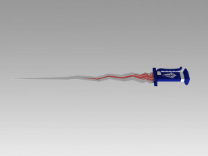 rwby vacuo shade ndgo octavia ember sword cosplay prop Modèles 3D en vedette