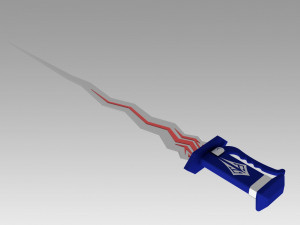 rwby vacuo shade ndgo octavia ember sword cosplay prop Modèles 3D en vedette