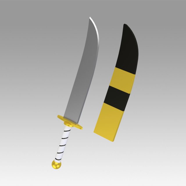 life in a different world from zero felt sword cosplay Modelo de Impressão 3D .c4d .max .obj .3ds .fbx .stl .blend 