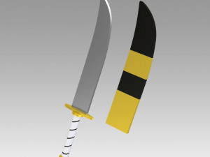 life in a different world from zero felt sword cosplay Modelo de Impressão 3D
