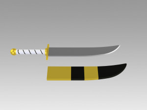 life in a different world from zero felt sword cosplay Modelo de Impressão 3D