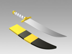 life in a different world from zero felt sword cosplay Modelo de Impressão 3D