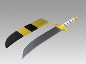 life in a different world from zero felt sword cosplay Modelo de Impressão 3D