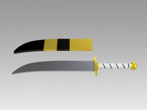 life in a different world from zero felt sword cosplay Modelo de Impressão 3D