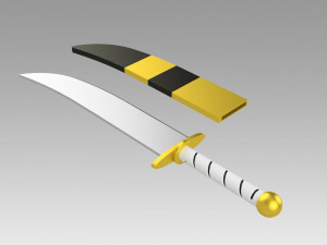 life in a different world from zero felt sword cosplay Modelo de Impressão 3D
