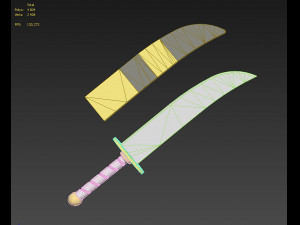 life in a different world from zero felt sword cosplay Modelo de Impressão 3D