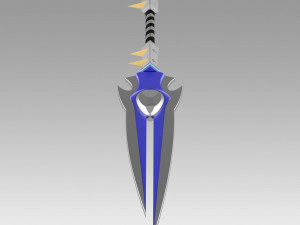 world of warcraft wow thunderaan thunderfury blessed blade Modello di stampa 3D