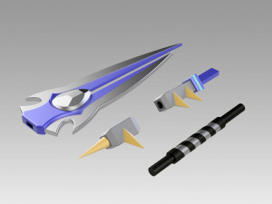 world of warcraft wow thunderaan thunderfury blessed blade Modello di stampa 3D