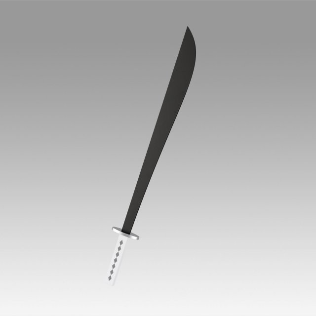 black bullet hiruko kohina cosplay double Model do druku 3D .c4d .max .obj .3ds .fbx .stl .blend 