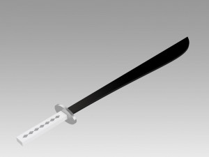 black bullet hiruko kohina cosplay double Model do druku 3D