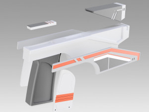 star wars sabine armor bundle orange prop cosplay 3Dプリントモデル