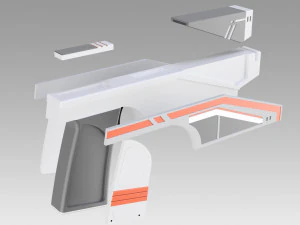 star wars sabine armor bundle orange prop cosplay 3D Print Model