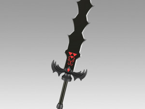 the legend of zelda skyward sword demon king sword 3D Print Model