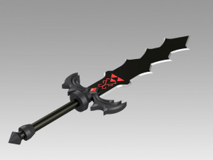 the legend of zelda skyward sword demon king sword 3D 프린트 모델