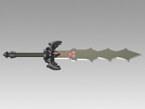 the legend of zelda skyward sword demon king sword 3D 프린트 모델