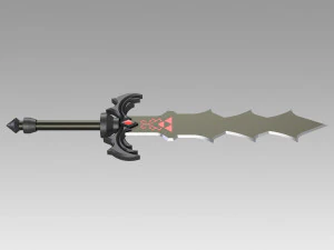 the legend of zelda skyward sword demon king sword 3D Print Model