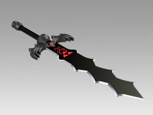 the legend of zelda skyward sword demon king sword 3D Print Model