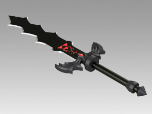 the legend of zelda skyward sword demon king sword 3D 프린트 모델