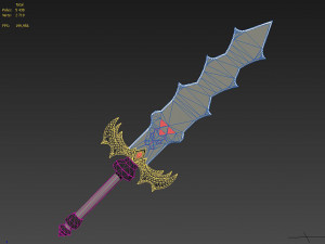 the legend of zelda skyward sword demon king sword 3D 프린트 모델