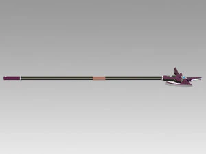 the legend of heroes trails of cold steel iii ash carbide axe 3D Print Model