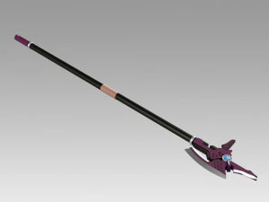 the legend of heroes trails of cold steel iii ash carbide axe 3D Print Model