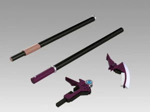the legend of heroes trails of cold steel iii ash carbide axe 3D Print Model
