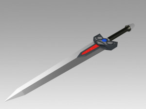 fate extra fate grand order saber brave sword Modelo de Impressão 3D