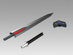 fate extra fate grand order saber brave sword Modelo de Impressão 3D