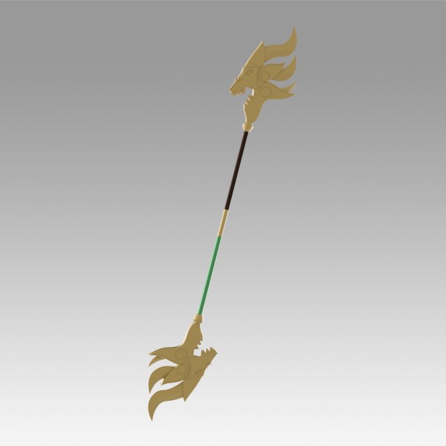 league of legends lol luxanna crownguard the lady of luminosity staff 3D Принт Модель .c4d .max .obj .3ds .fbx .stl .blend 