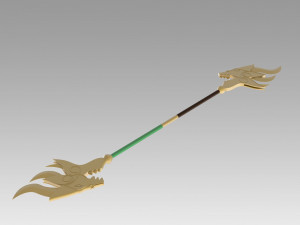 league of legends lol luxanna crownguard the lady of luminosity staff 3D Принт Модель